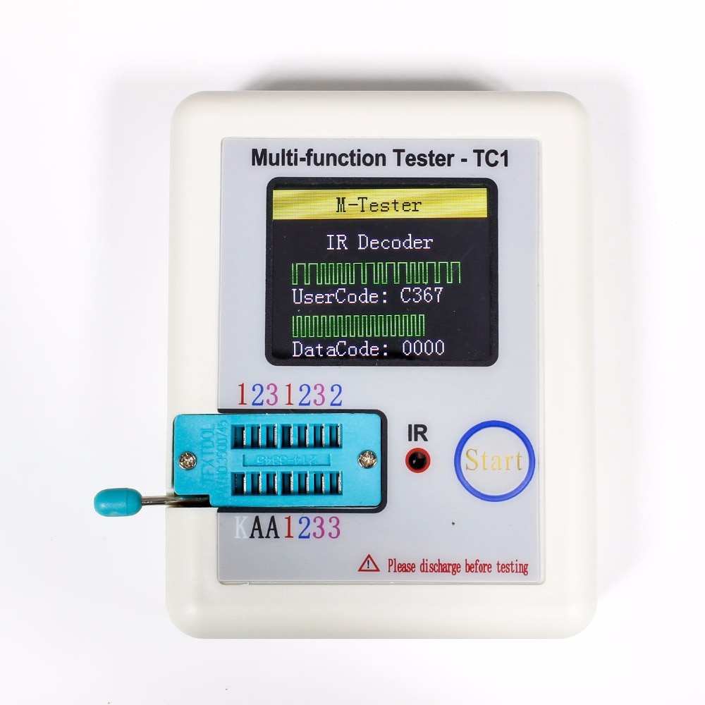 LCR-TC1 1.8inch Colorful Display TFT Backlight Multi-functional Transistor Tester