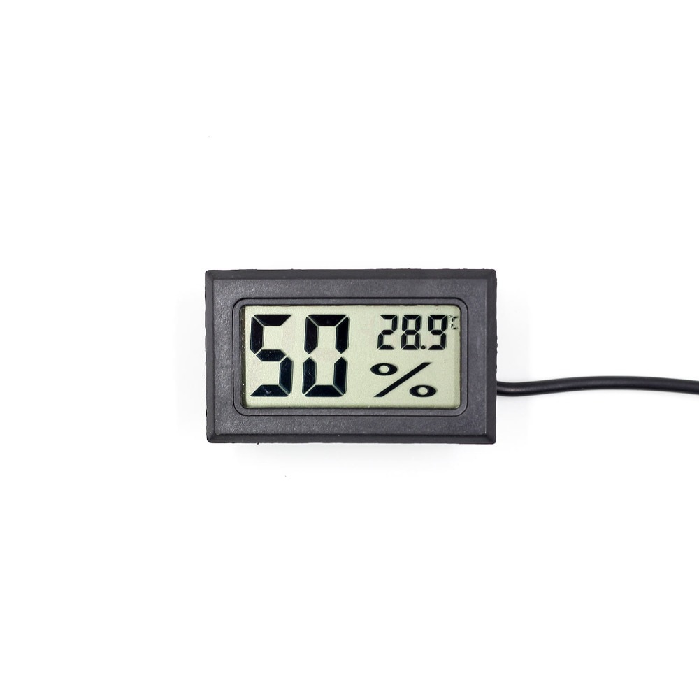 Mini LCD Digital Thermometer Indoor Temperature Humidity Sensor Meter White/Black