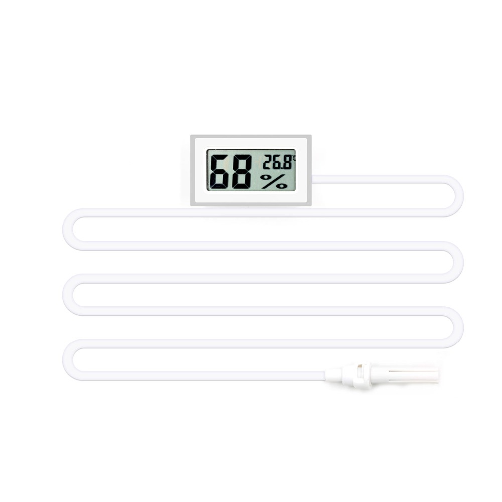 Mini LCD Digital Thermometer Indoor Temperature Humidity Sensor Meter White/Black