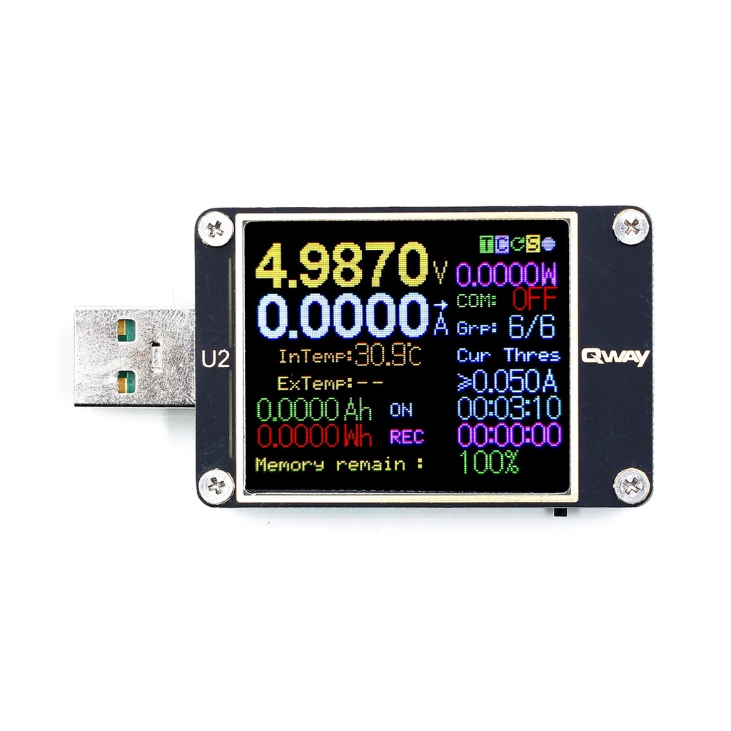 WEB-U2 USB Tester QC4+ PD3.0 2.0 PPS Fast Charging Protocol Capacity Test