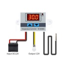 XH-W3001 DC12V DC24V AC220V Digital LED Temperature Controller Thermometer