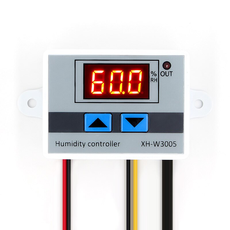 XH-W3005 12V 24V 220V Digital Humidity Controller 0~99%RH Thermometer