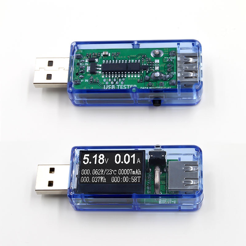 7 in 1 USB DC Current Voltage Ammeter Detector Digital Voltage Meter