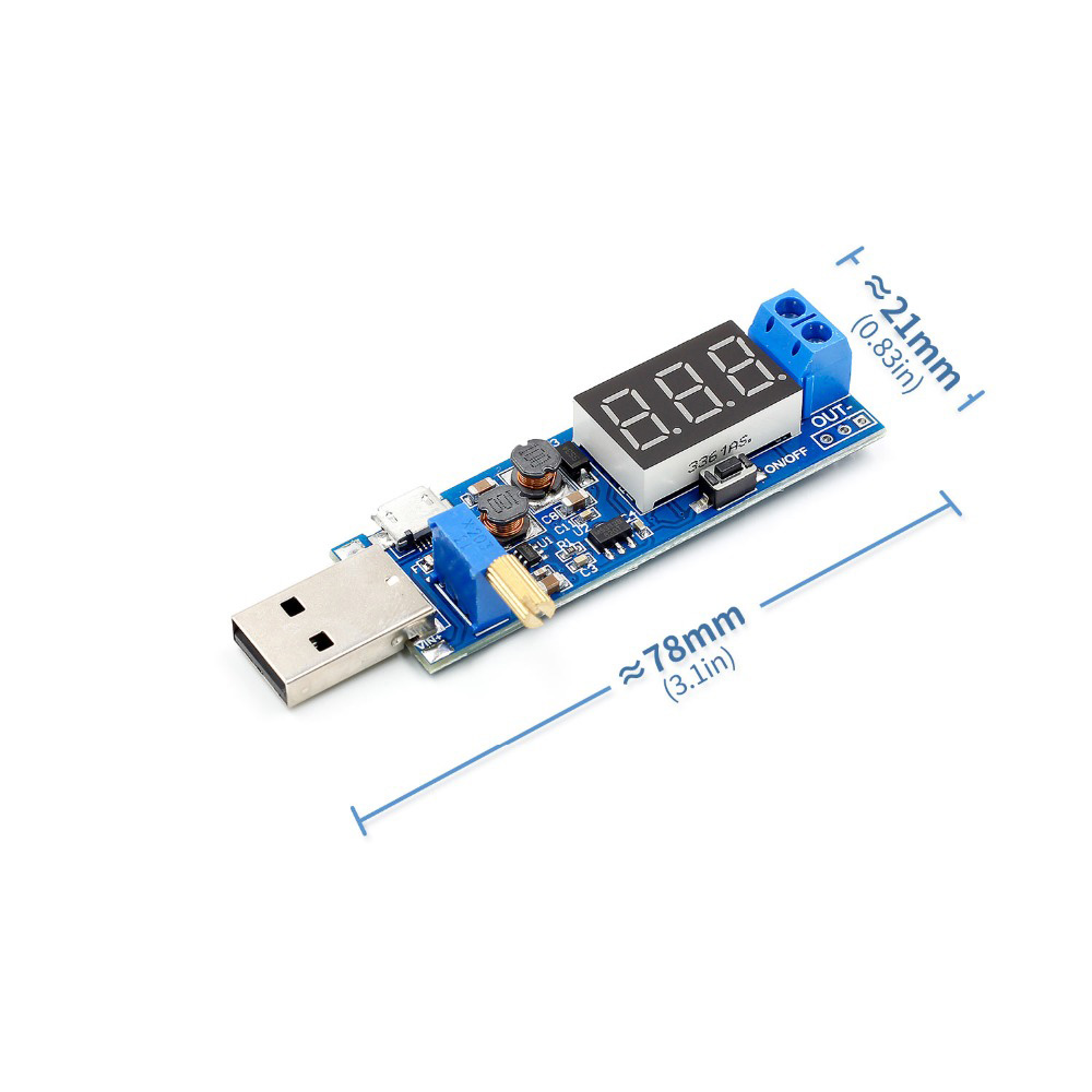 DC-DC 3.5-12V to DC1.2-2.4V USB Step Up/ Down Power Supply Module