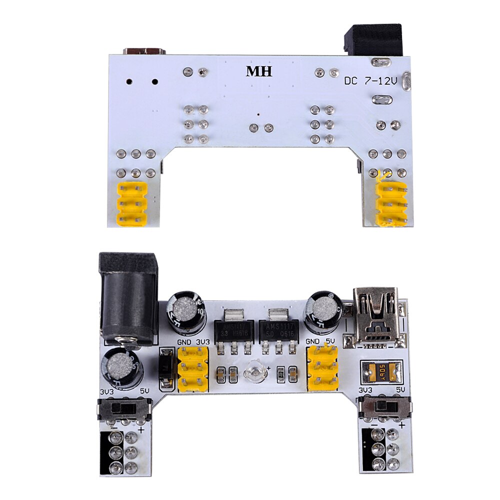 Q14 2 Channel 5V/3.3V Bread Board Dedicated Power Supply Module