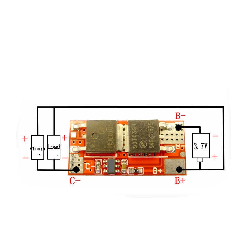 1/2 Series Large Current Ternary PCB Lithium Battery Protection Board QS-B401ANL-20A/QS-B402ANL-25A