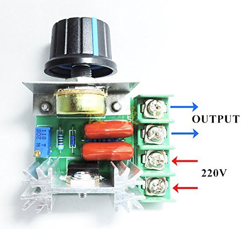 2000W Speed Controller SCR Voltage Regulator Dimming Dimmer Thermostat