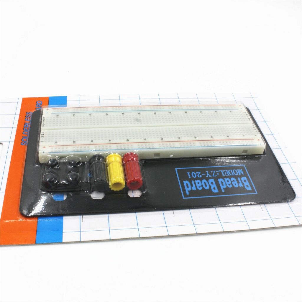 ZY-201 830 Tie Point Electronic Circuit PCB Board Solderless Breadboard