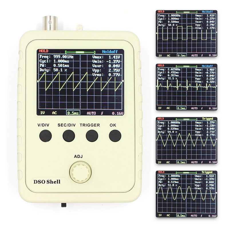 New 2.4" LCD Display DSO150 Digital Oscilloscope Kit/Assembled