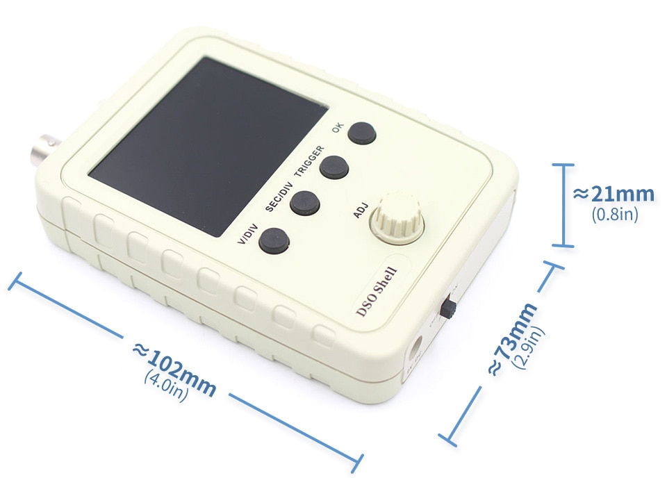 New 2.4" LCD Display DSO150 Digital Oscilloscope Kit/Assembled