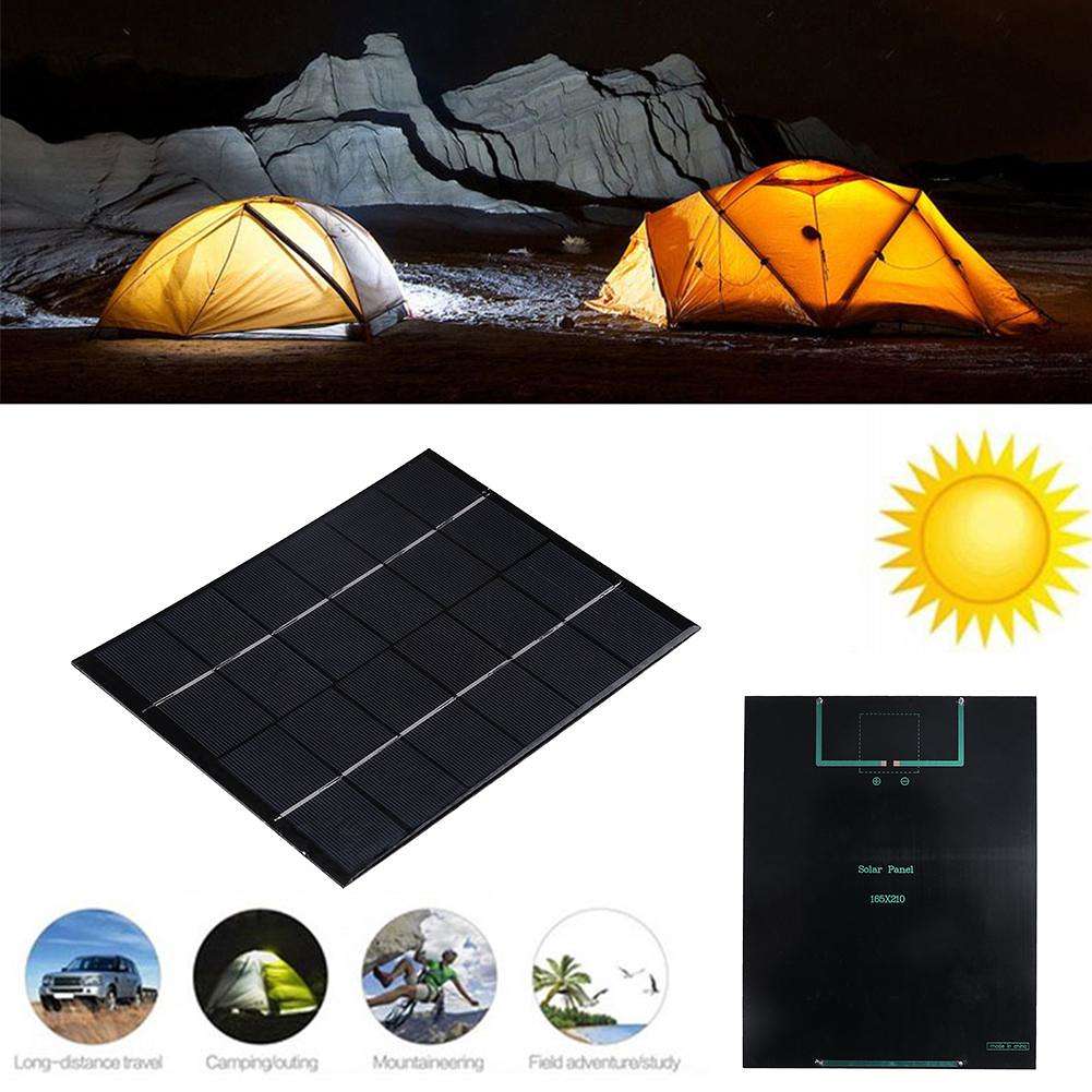 5.2W 6V Polysilicon Epoxy Solar Panel Cell Battery Charger