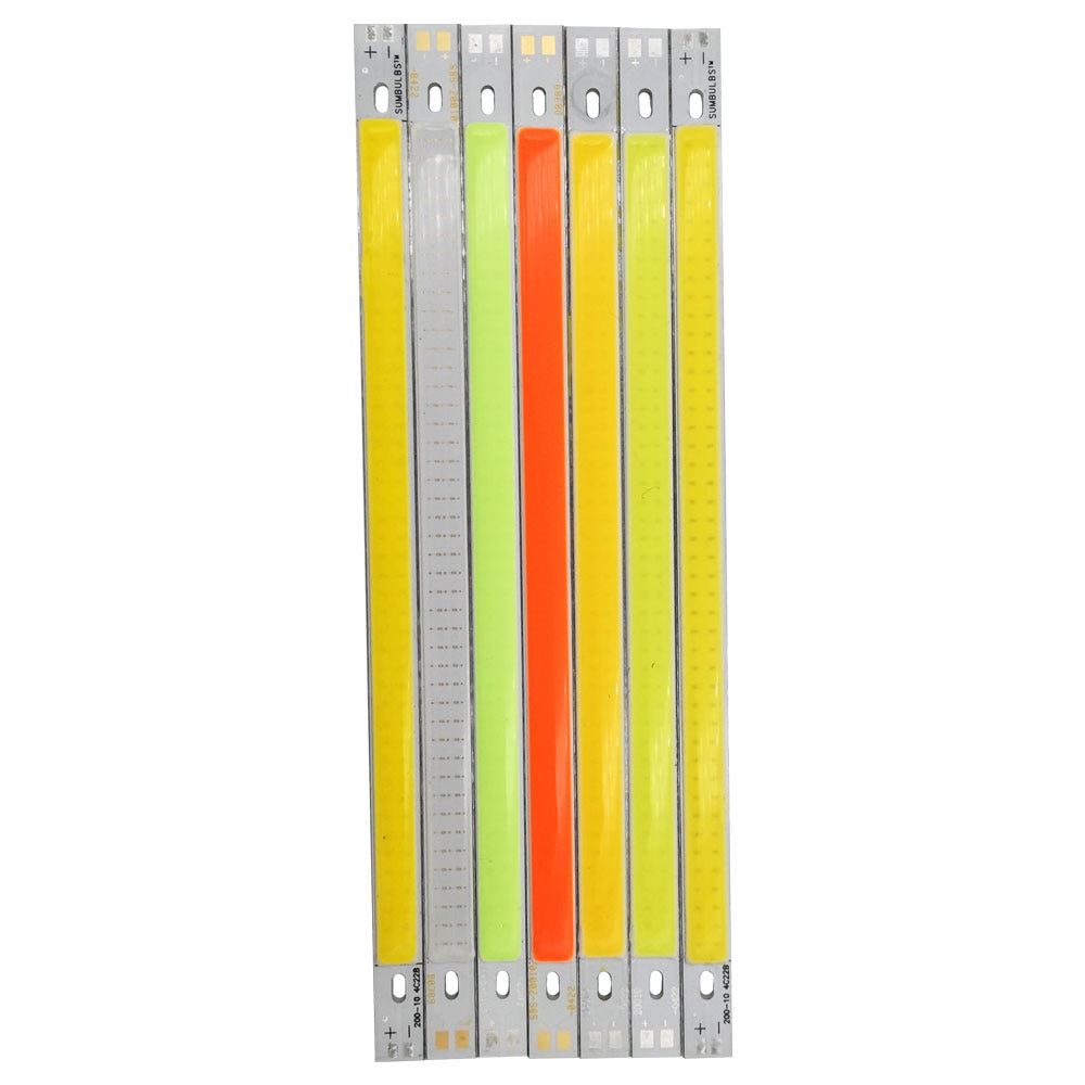 10W LED COB 200*10mm 12V Warm White/White for Car Light DIY