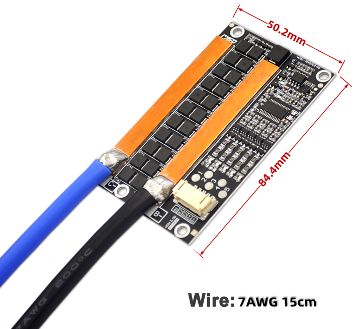 3S 4S 5S 12V 120A Ternary Li-ion Lipo LifePo4 Lithium Iron Phosphate Protection Board W Balance BMS High Current Inverter Motorcycle car start UPS
