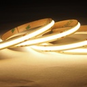 DC12V/24V COB LED Strip Light 320LEDs/m 16.4ft High Density Flexible Tape 3000-6500K RA95 5M/Roll