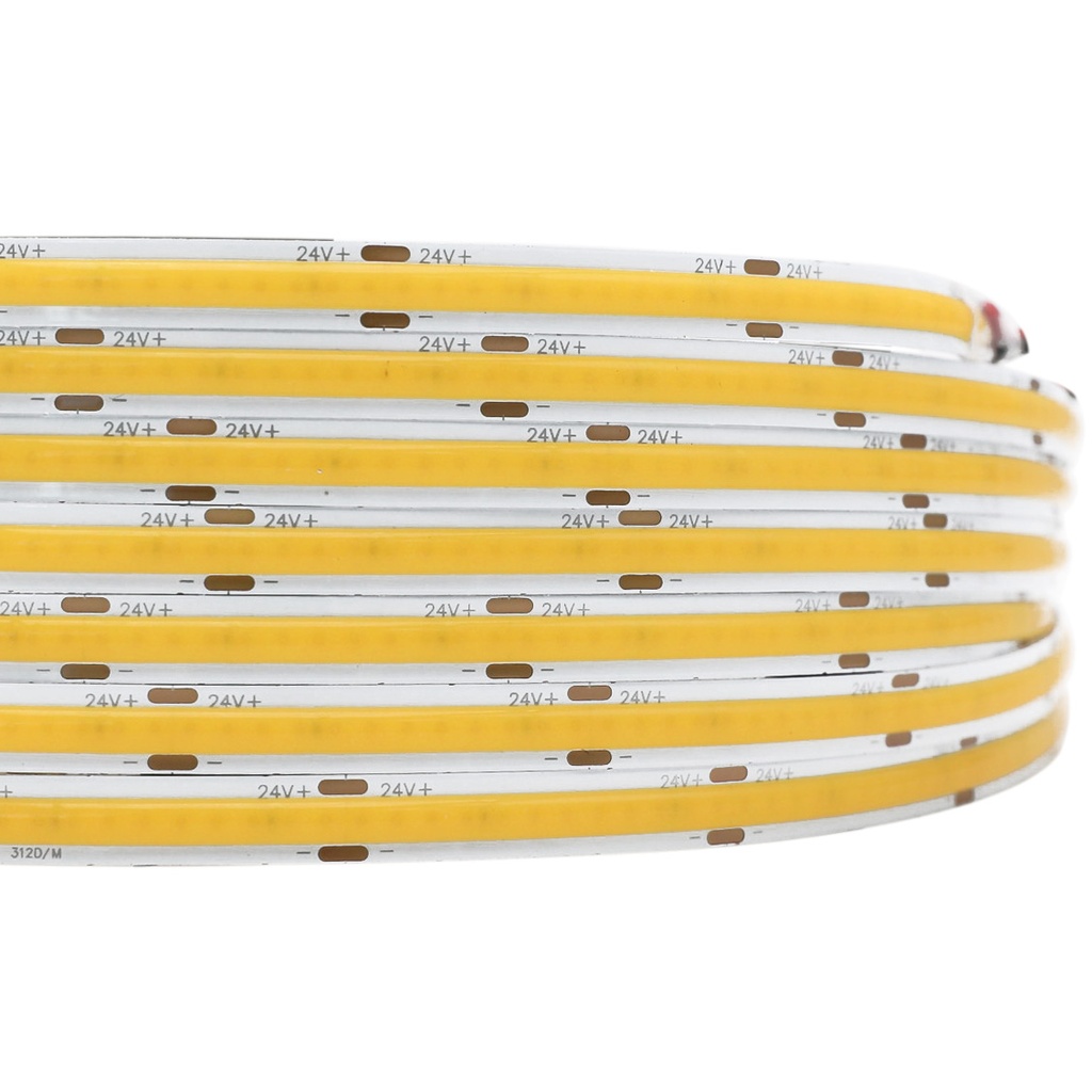 DC24V 10M COB LED Strip Light 312Chips/m 32.8ft High Density Flexible Tape 3000-6500K RA95