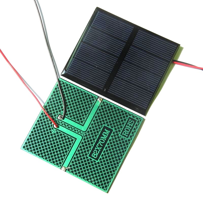 0.6W 2V Polysilicon Epoxy Solar Panel Cell Battery Charger