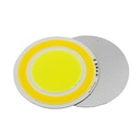 5.6*2W LED Round COB Module Panel DC12V/450mA 82MM Dual CCT Warm White + White