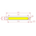 60*8mm COB LED Strip Bar Light 2.36 inch DC3-3.7V 1W/3W