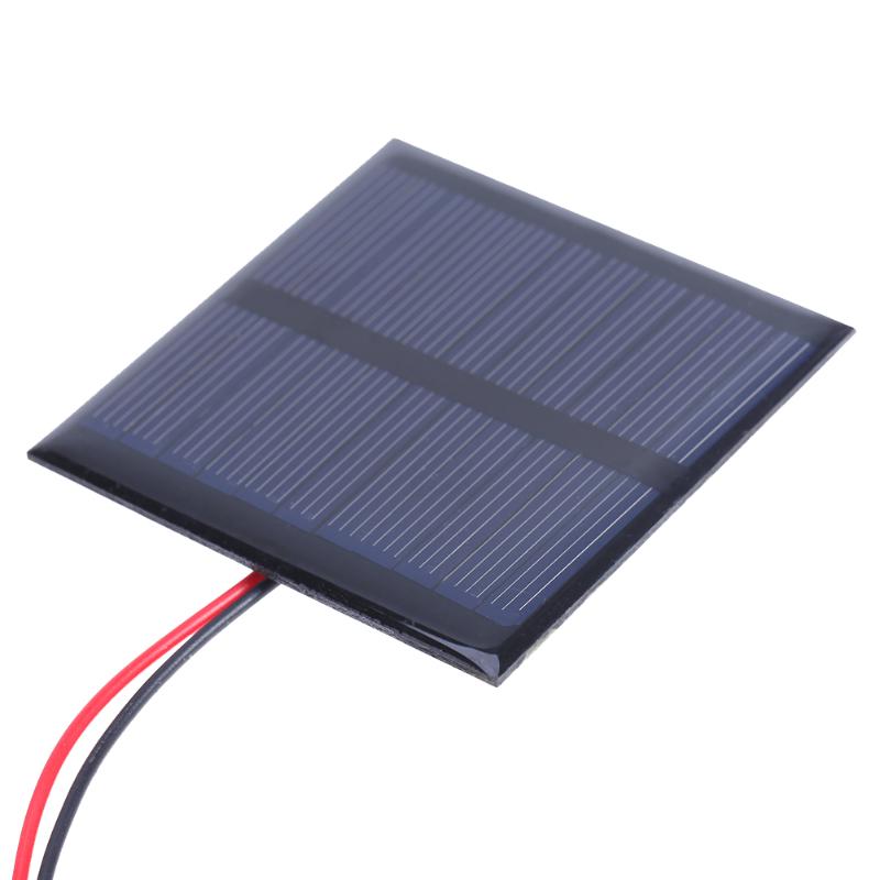 0.6W 5.5V Polysilicon Epoxy Solar Panel Cell Battery Charger