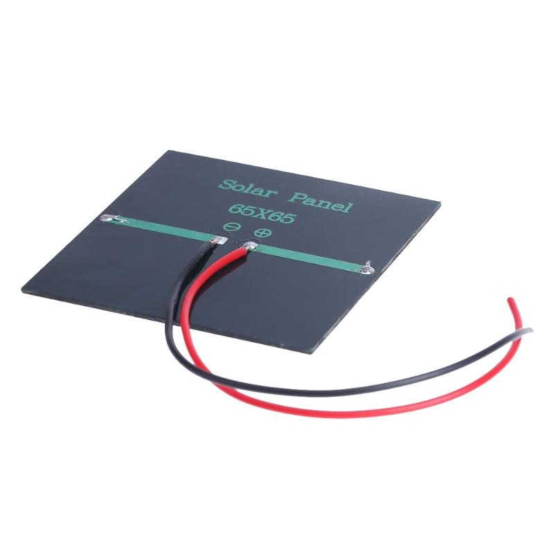 0.6W 5.5V Polysilicon Epoxy Solar Panel Cell Battery Charger