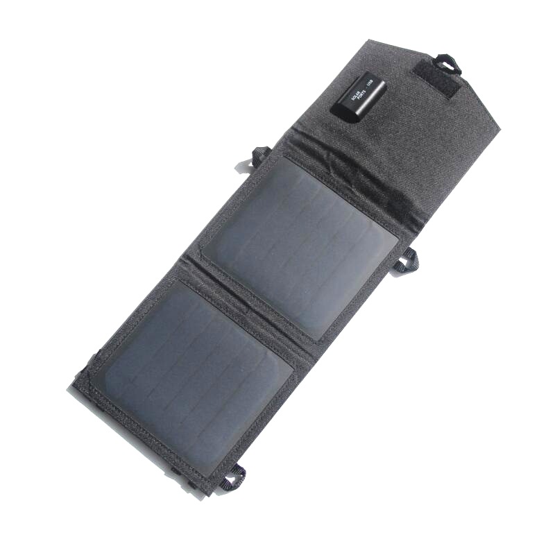 8W 5V Folding Solar Panel Battery Charger