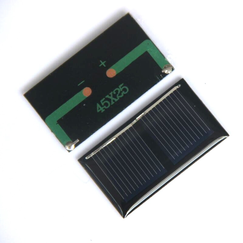 0.125W 1V Polysilicon Epoxy Solar Panel Cell Battery Charger