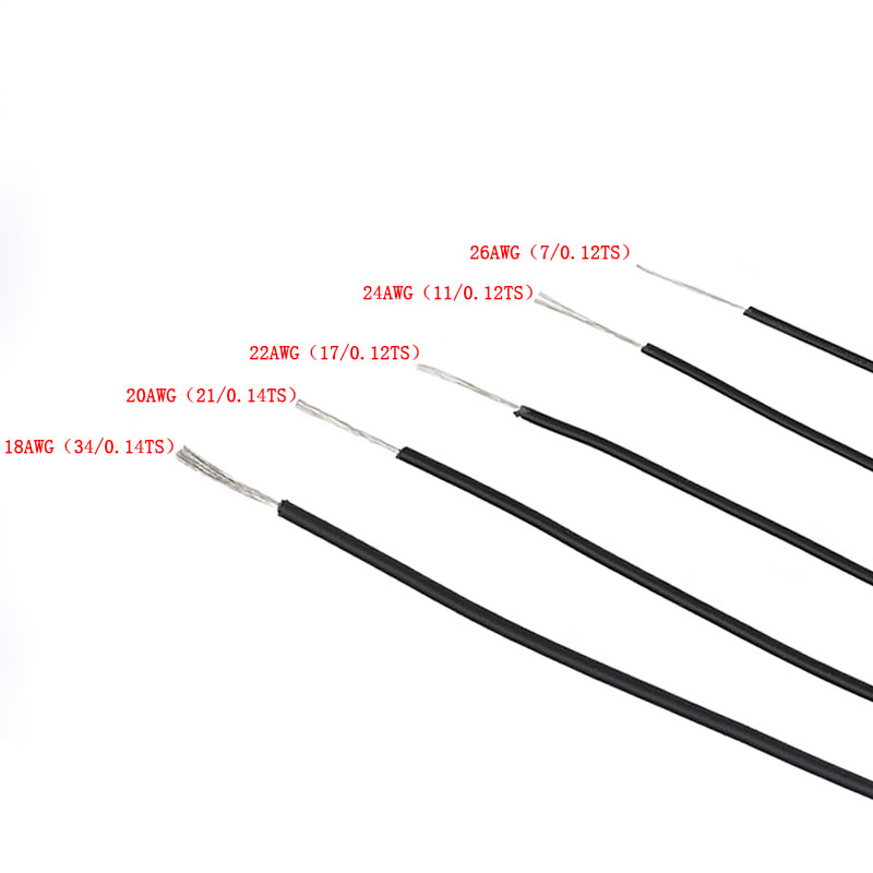 10 Meters UL 1007 Wire PVC Wire Electronic Cable UL Certification Insulated LED Cable For DIY Connect 8 Color