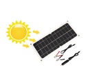 10W 16V Monocrystalline Flexible Solar Panel Battery Charger