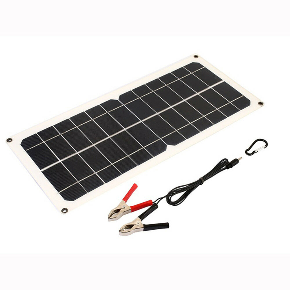 10W 16V Monocrystalline Flexible Solar Panel Battery Charger