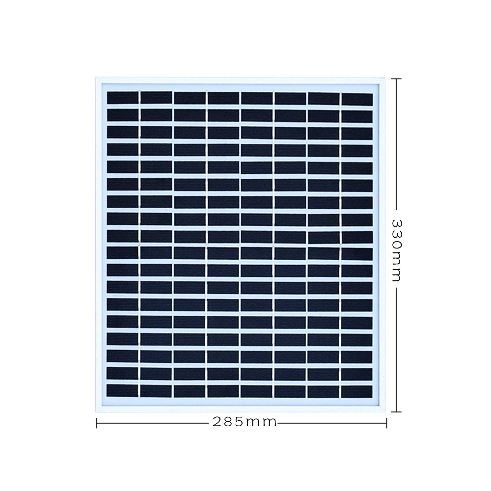 10W 18V Polysilicon Glass Solar Panel Battery Charger