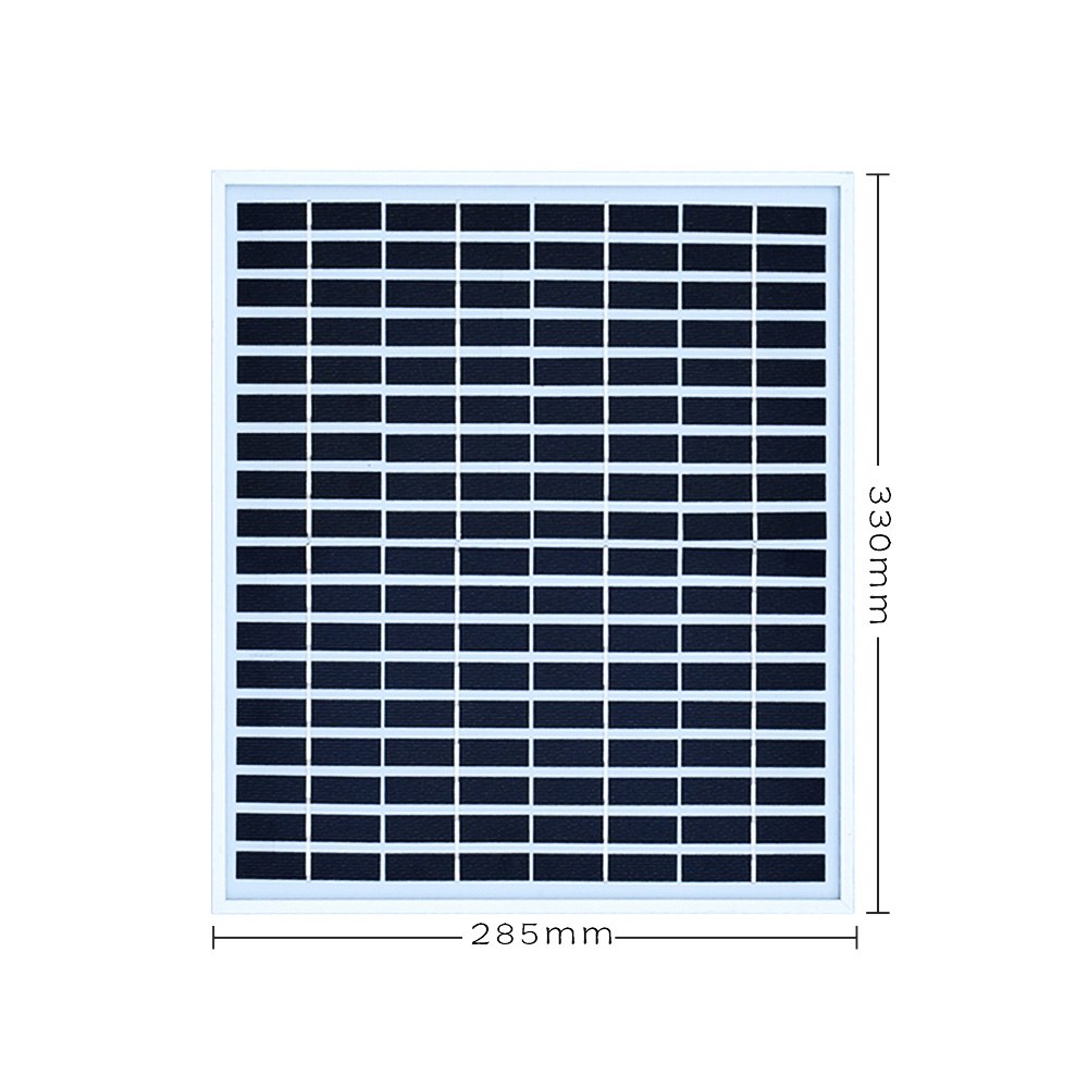 10W 18V Polysilicon Glass Solar Panel Battery Charger