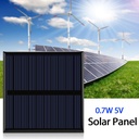 0.7W 5V Polysilicon Epoxy Solar Panel Cell Battery Charger