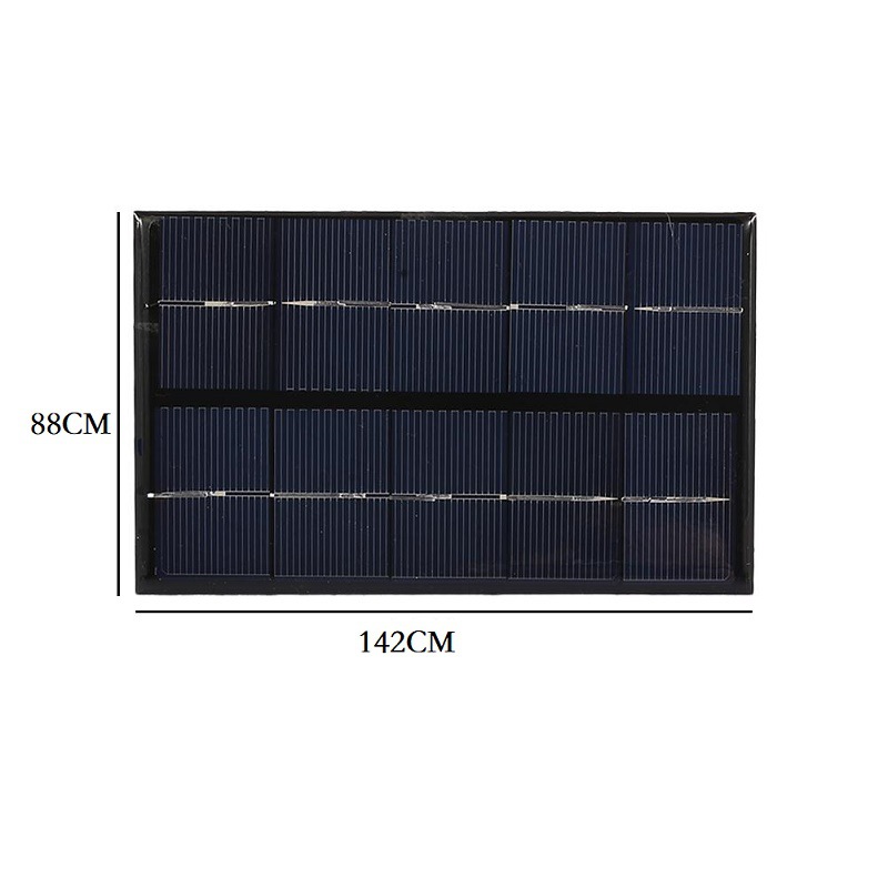 2W 5V Polysilicon Epoxy Solar Panel Cell Battery Charger