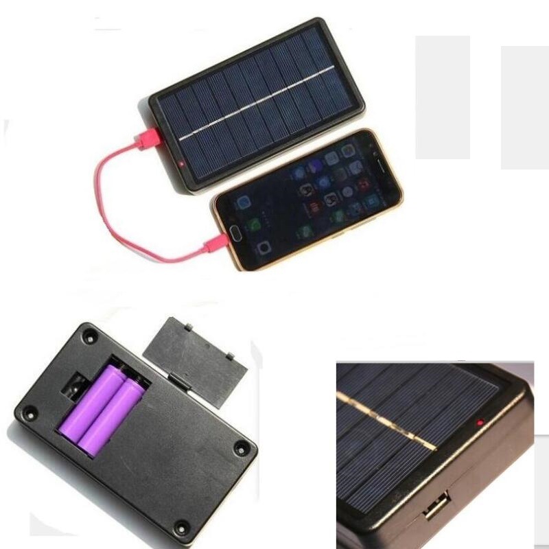 2W 5V Solar Charging Box Battery Charger