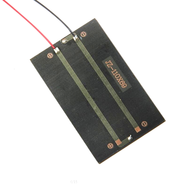 1.2W 5V Polysilicon Epoxy Solar Panel Cell Battery Charger