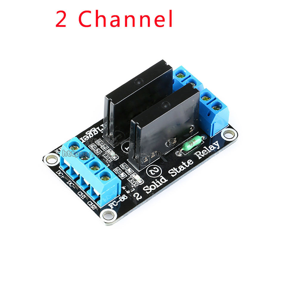 1/4/8 Channel 5V/12V/24V High/Low Level Trigger AC Solid State Relay Module AC 240V 2A