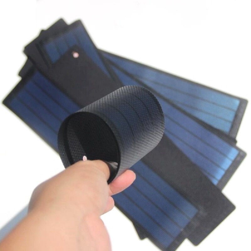 2W 6V Amorphous Silicon Thin Film Flexible Solar Panel