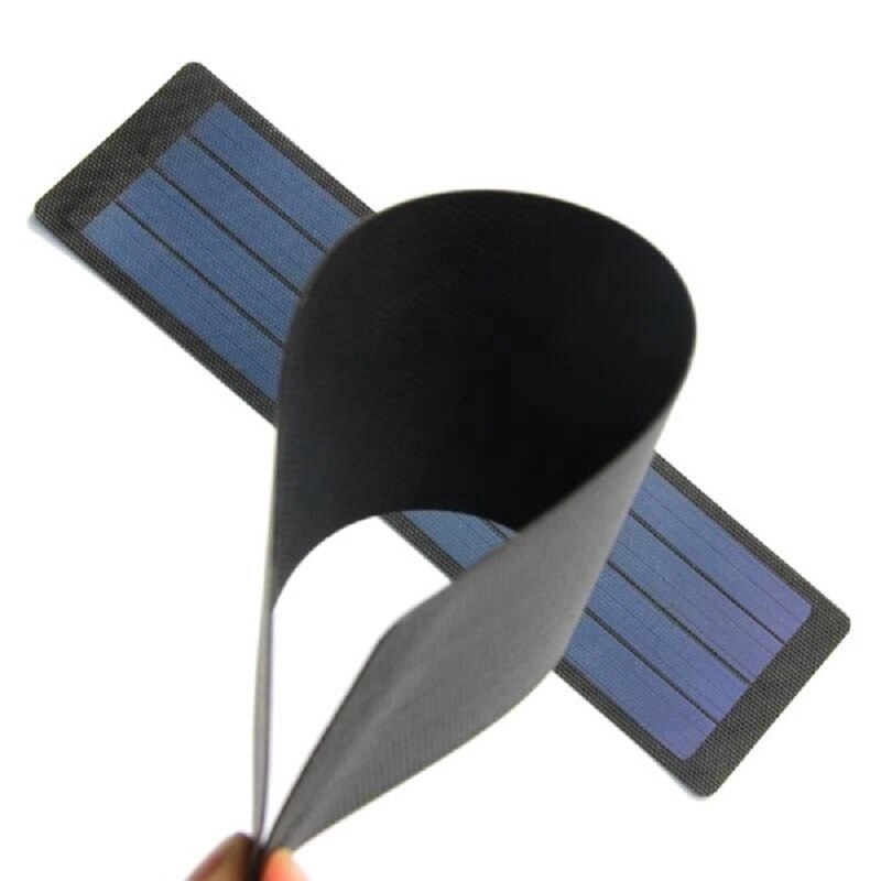 2W 6V Amorphous Silicon Thin Film Flexible Solar Panel