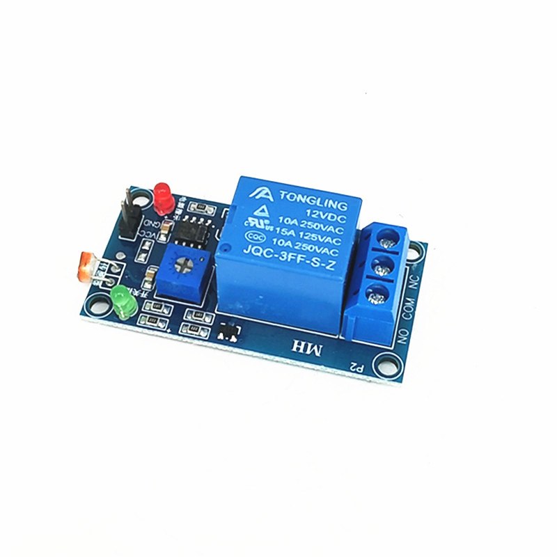 12V Photodiode Relay Module Optical Switch Light Detection Sensor
