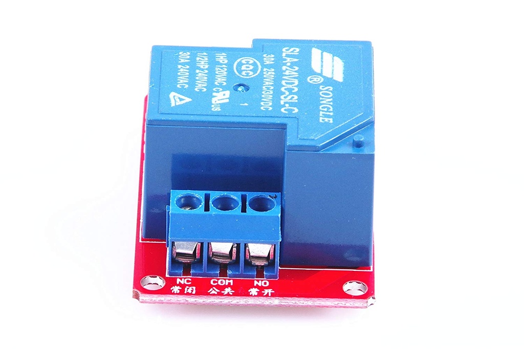 1 Channel Relay Module DC 30A 250V with Optocoupler Isolation Support High-level Triggered