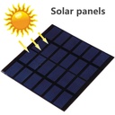 1.5W 6V Polysilicon PET Solar Panel Battery Charger