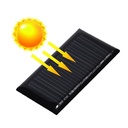 0.125W 5V Polysilicon Epoxy Solar Panel Cell Battery Charger