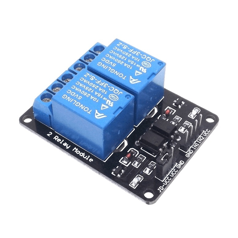 2 Channel Relay Module Control Board with Optocoupler 5V 12V