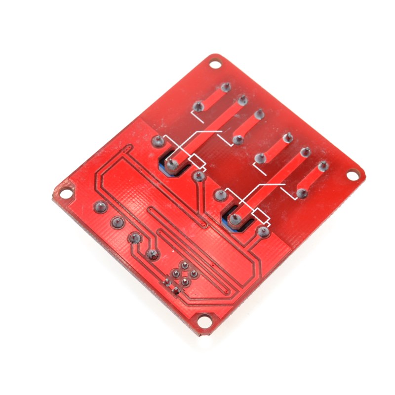 2 Channel Relay Module with Optocoupler Isolation Supports High and Low Trigger 5V 12V 24V