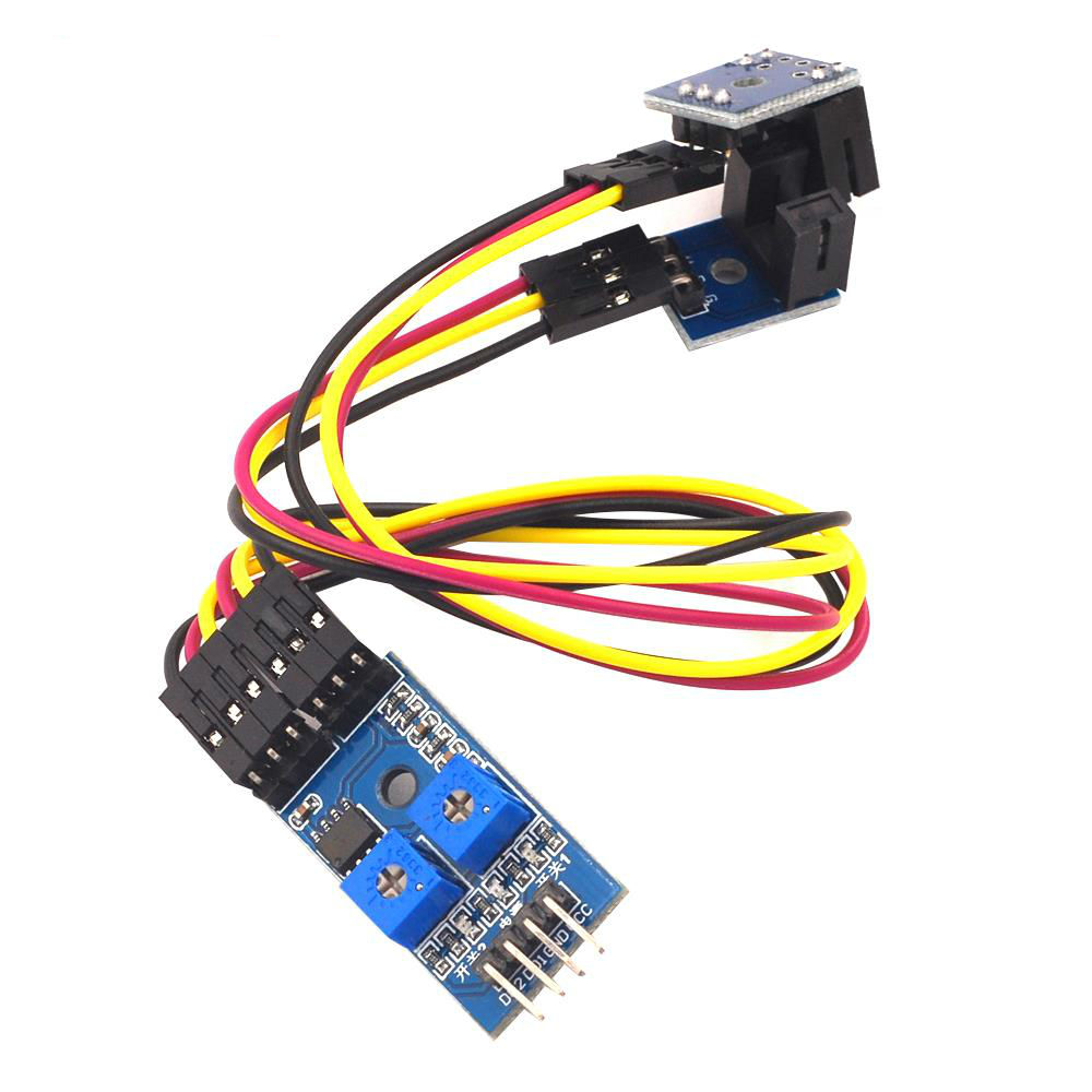 2 Channel Speed Detection Sensor Module Counting Module Motor Speed Slot Type Optocoupler Module