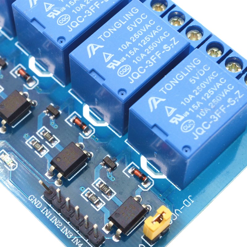 4 Channel Relay Module 5V Output for Arduino