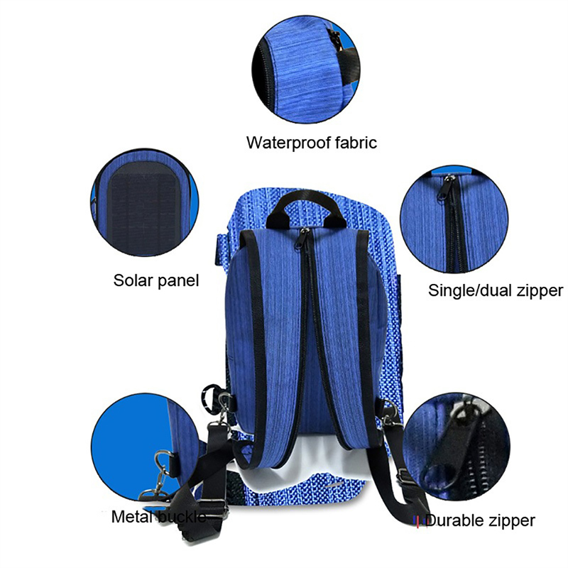 5W 5V Solar Backpack Waterproof