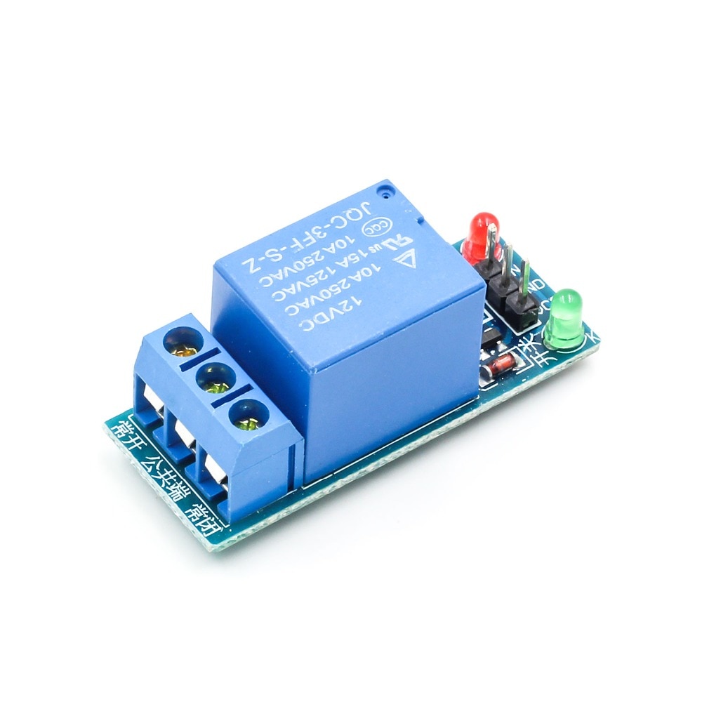 5V 12V 1 Road Relay Module Low Level High Level Trigger Extension Board