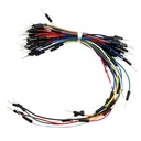 65 PCS Jumper Wire Mix Color Male to Male Solderless Cable Wire wholesale for Arduino Breadboard