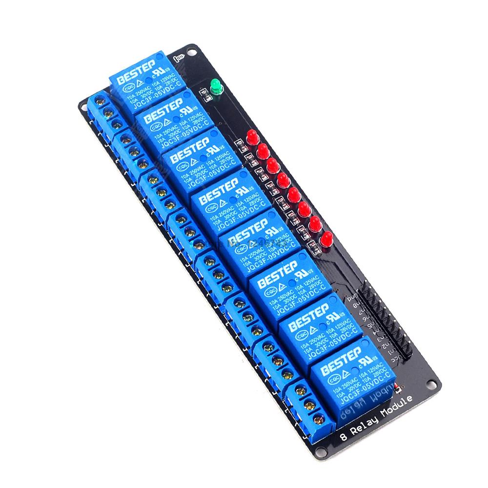 8 Channel Relay Module 5V with Lamp for Arduino ARM PIC AVR DSP